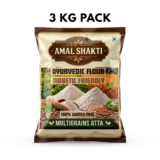 AMAL SHAKTI Multigrains Atta – 100% Gluten Free, Diabetic-Friendly Flour (3 kg Pack)