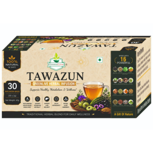 GreenLive TAWAZUN – 30 Herbal Tea Sachets | Natural Herbal Blend