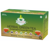 GreenLive HEARBAL GREEN TEA – 25 Herbal Tea Sachets | Natural Herbal Blend