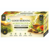 GreenLive Good Morning Herbal Infusion – 30 Herbal Tea Sachets | Natural Herbal Blend